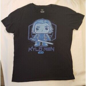 Funko Pop Star Wars Kylo Ren T-Shirt Men's Black Blue Target Exclusive - Size M